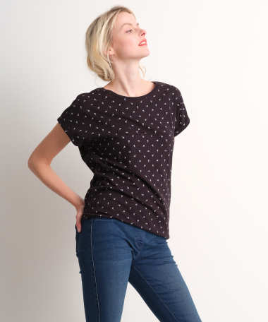 t-shirt met palmboomprint