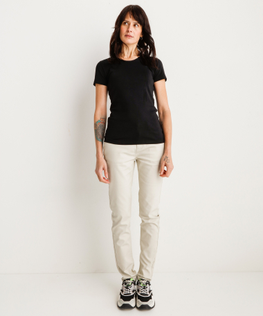 basic t-shirt katoen zwart