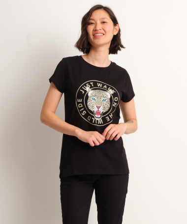 t-shirt met tijgeropdruk