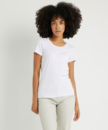 basic jersey t-shirt wit