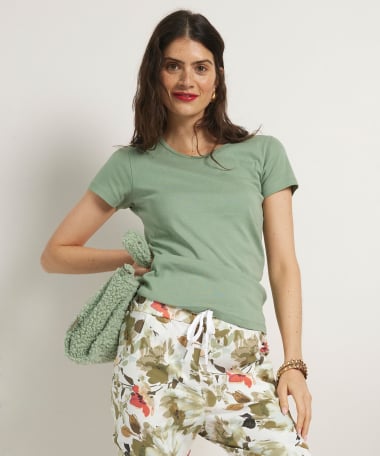 basic t-shirt uni katoen