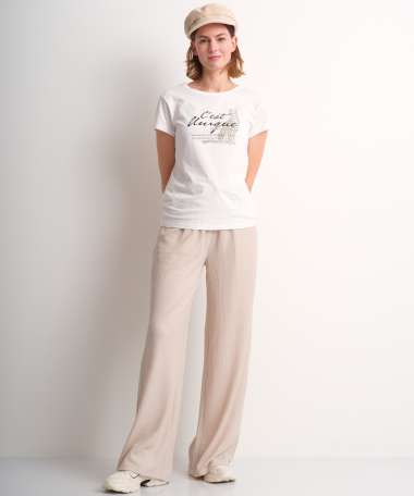 t-shirt met opdruk panter