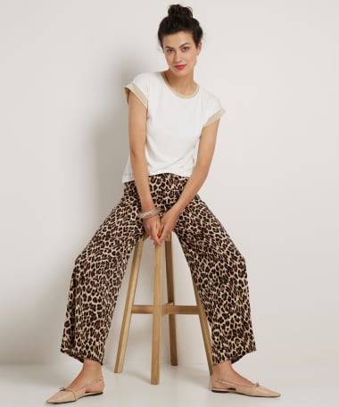t-shirt met trendy boord