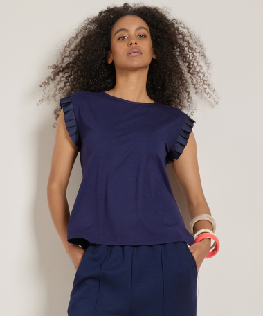 t-shirt met ruches