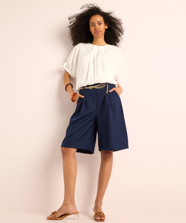 blouse met strikdetails
