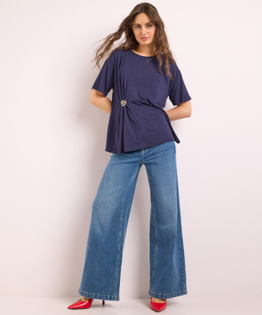 t-shirt met ringdetail