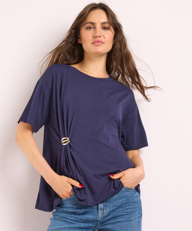 t-shirt met ringdetail