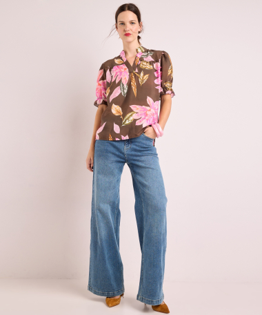 t-shirt met bloemenprint