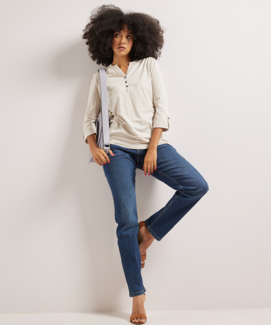 stippen top oprolmouw