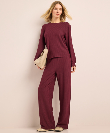 crinkle top met knopen
