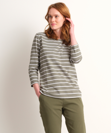 basic top gestreept