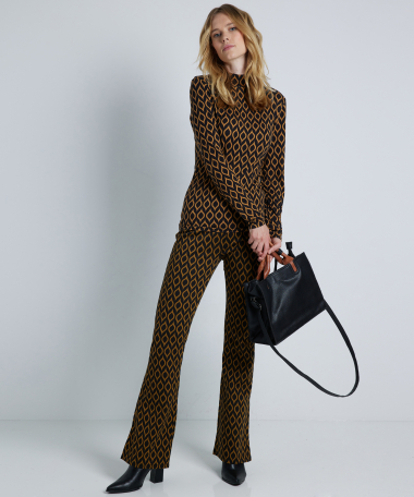 jersey turtleneck top