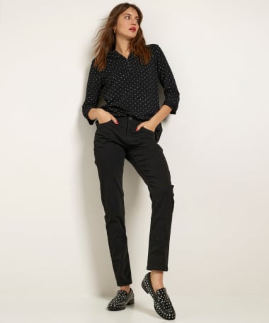 basic top met stippenprint