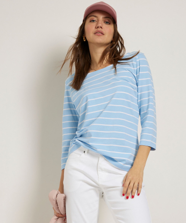 basic top gestreept