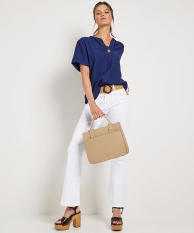 top met knoopsluiting