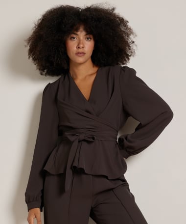 overslag top peplum