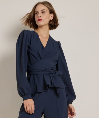 overslag top peplum