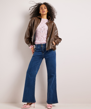 kanten top lange mouwen