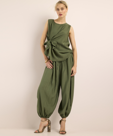 top met knoopdetail