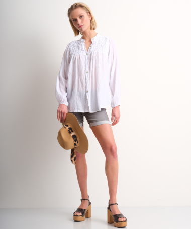 top met smockdetail