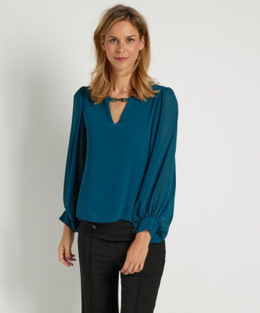 top met trendy v-hals