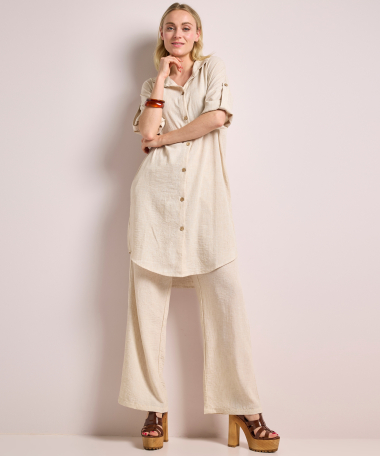 blouse met knoopsluiting