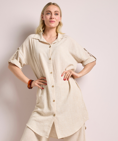 blouse met knoopsluiting