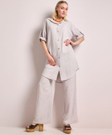 blouse met knoopsluiting