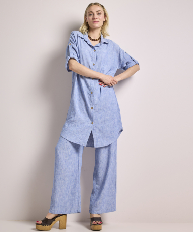 blouse met knoopsluiting