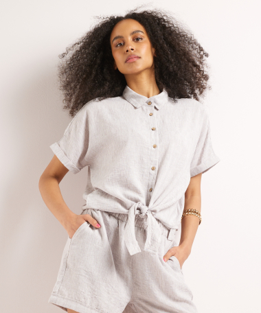 blouse met knoopsluiting