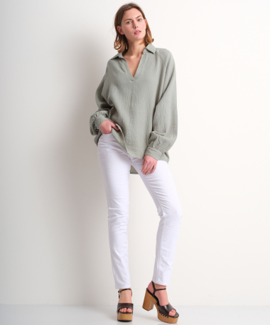 oversized uni blouse