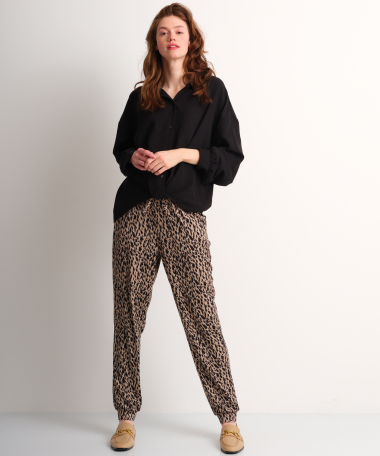 uni blouse wikkelknoop