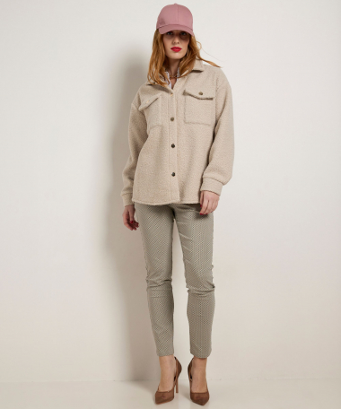 teddy blouse met zakken