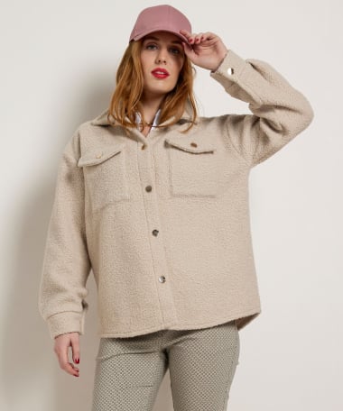 teddy blouse met zakken