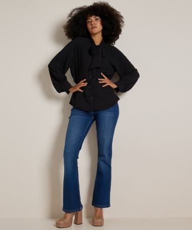 blouse met strik