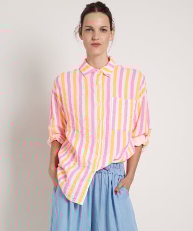 blouse met strepen