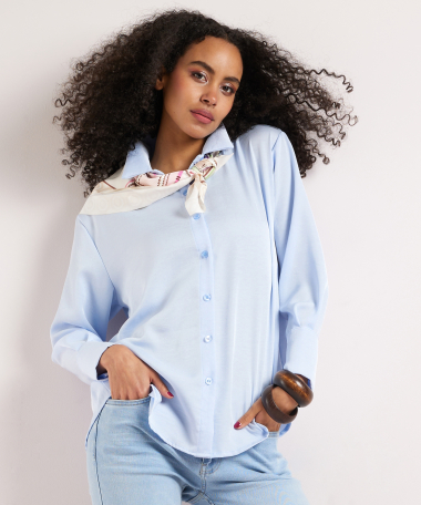 blouse met knoopsluiting