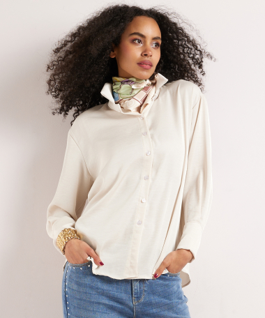 blouse met knoopsluiting