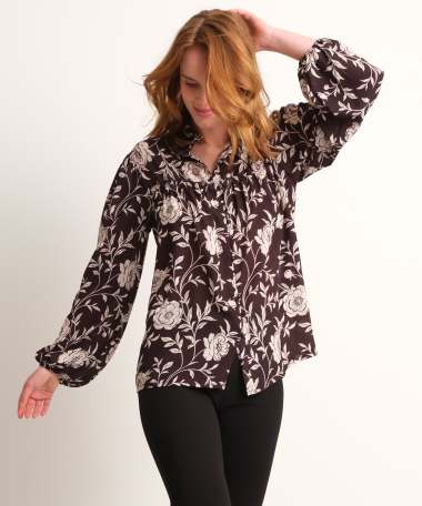 blouse all-over bloemenprint