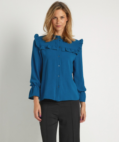 uni ruches blouse