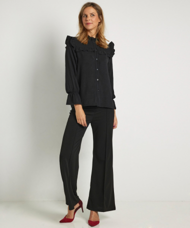 uni ruches blouse