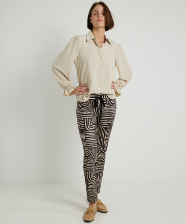 uni blouse met smockboord