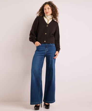 vest met v-hals