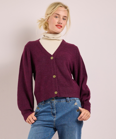 vest met v-hals