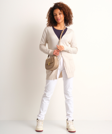 basic fijngebreid vest