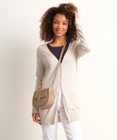 basic fijngebreid vest
