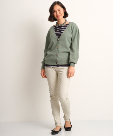 uni vest met pofmouw