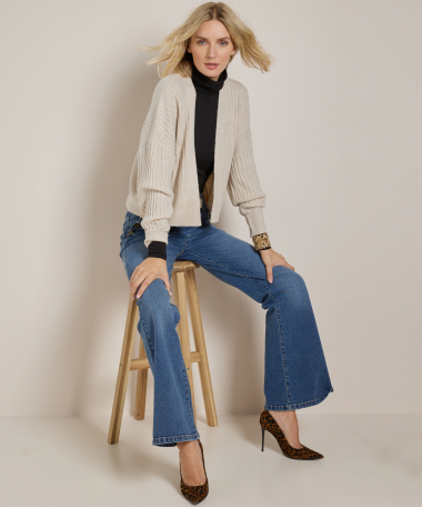 boucle vest rib