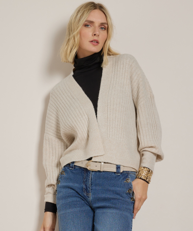 boucle vest rib