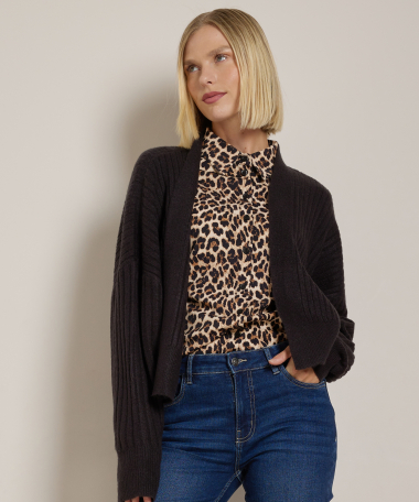 boucle vest rib